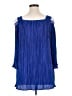 Catherines 100% Polyester Blue 3/4 Sleeve Top Size 14/16W - photo 2