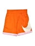 Nike 100% Polyester Color Block Orange Athletic Shorts Size S (kids) - photo 1