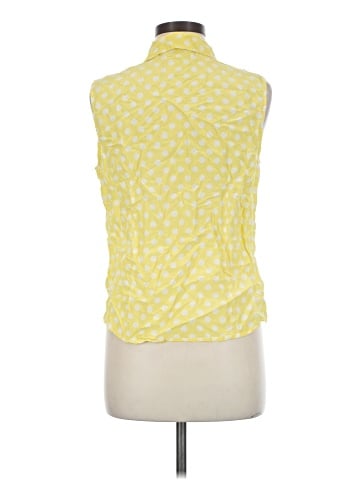 Winter Silks Sleeveless Button-Down Shirt (view 2)