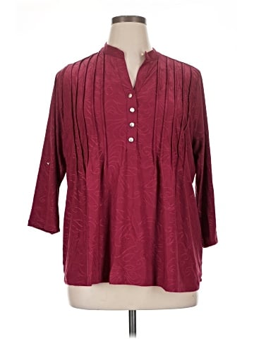 NY Collection 3/4 Sleeve Blouse (view 1)