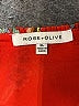 Rose + Olive 100% Polyester Orange Sleeveless Blouse Size XL - photo 7