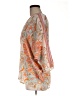 Rose + Olive 100% Polyester Orange Short Sleeve Blouse Size M - photo 5