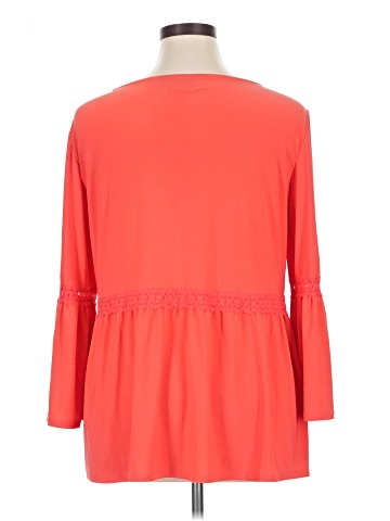 Attitudes by Renee 3/4 Sleeve Top (view 2)