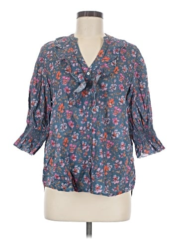 Sundance 3/4 Sleeve Blouse (view 1)