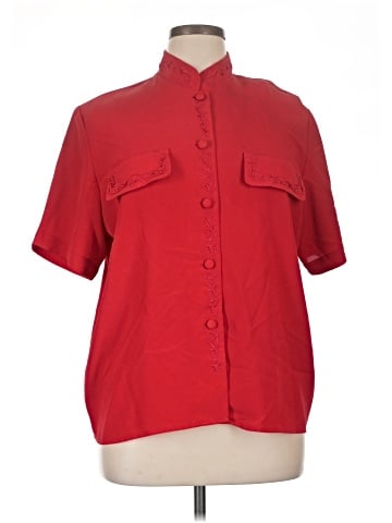 Christie & Jill Short Sleeve Blouse (view 1)