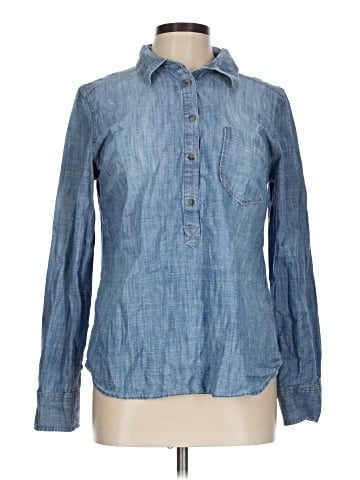 Merona Long Sleeve Button-Down Shirt (view 1)