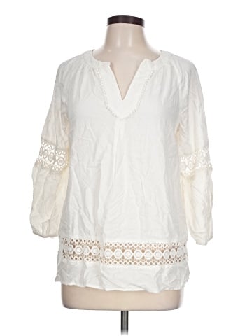 Crown & Ivy 3/4 Sleeve Blouse (view 1)