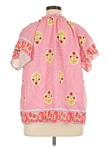 Umgee Short Sleeve Blouse (view 2)