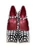 Bordello Polka Dots Gray Heels Size 6 - photo 2