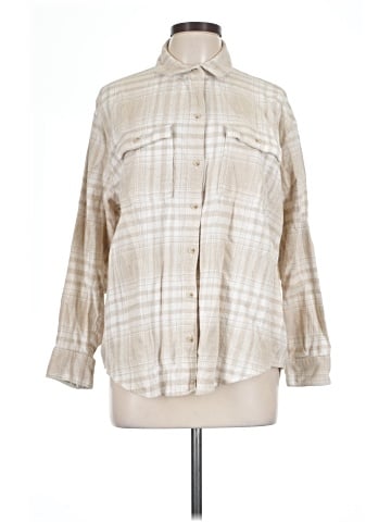 Old Navy 3/4 Sleeve Button-Down Shirt (view 1)