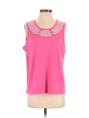 Christopher & Banks Sleeveless T-Shirt (view 1)