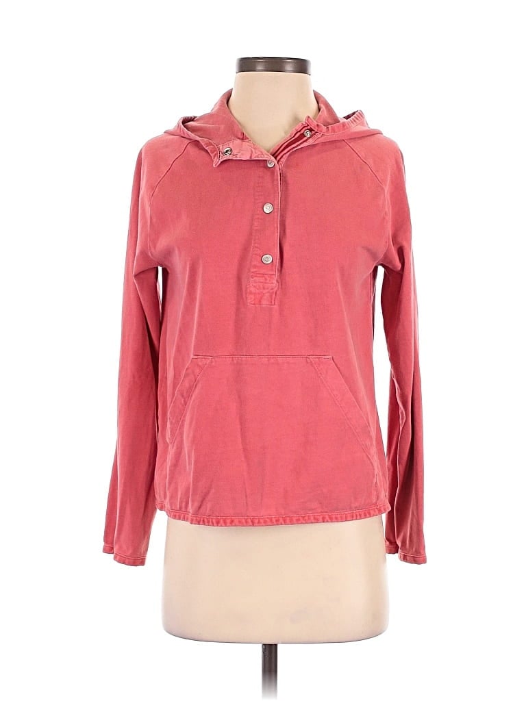 Pre-owned Jcrew Pullover Hoodie In Pink