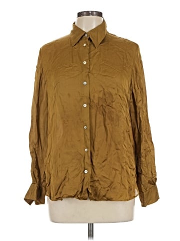 Massimo Dutti Long Sleeve Button-Down Shirt (view 1)
