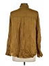 Massimo Dutti Solid Brown Long Sleeve Button-Down Shirt Size 10 - photo 2
