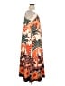 Unbranded Tropical Orange Cocktail Dress Size 0X - photo 4