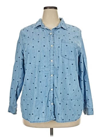 Old Navy Long Sleeve Button-Down Shirt (view 1)