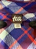 Tea Plaid Blue Long Sleeve Button-Down Shirt Size 14 - photo 3