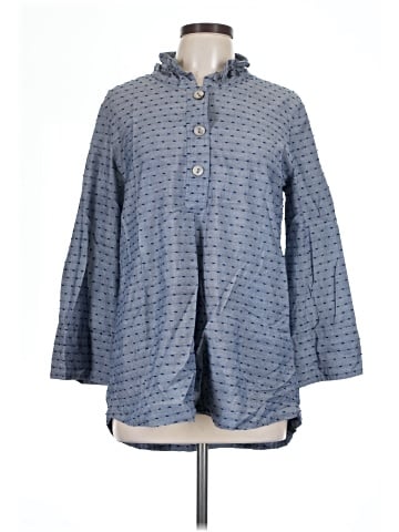 Appleseeds 3/4 Sleeve Button-Down Shirt (view 1)
