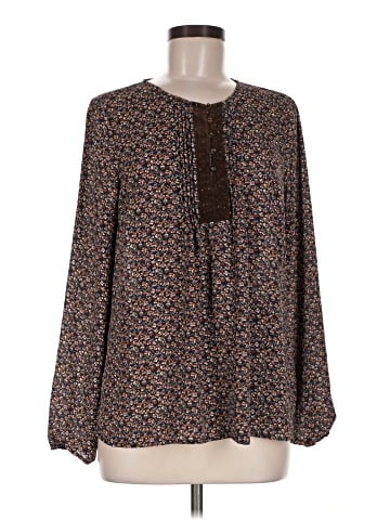 Black Rainn Long Sleeve Blouse (view 1)