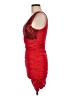 Unbranded 100% Polyester Red Cocktail Dress Size M (estimated) - photo 5