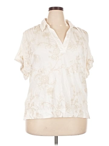 Style&Co Short Sleeve Blouse (view 1)