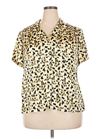 Jones New York Collection Short Sleeve Blouse (view 1)