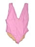 J.Crew Solid Pink One Piece Swimsuit Size 22 - photo 1