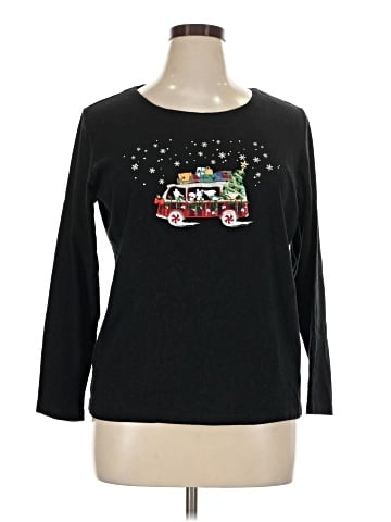 Karen Scott 3/4 Sleeve T-Shirt (view 1)