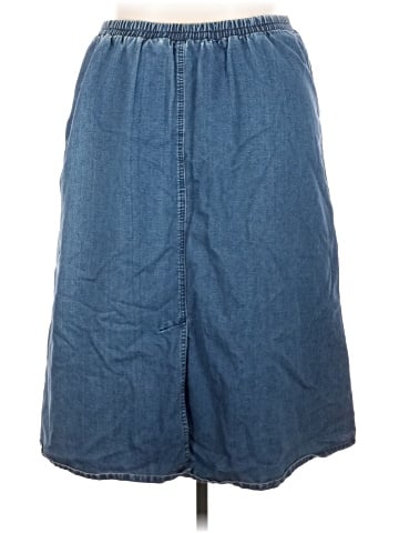 Alia Denim Skirt (view 2)