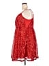 Torrid 100% Polyester Stars Red Cocktail Dress Size 2X Plus (2) - photo 5