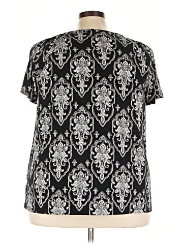 Style&Co Short Sleeve Blouse (view 2)