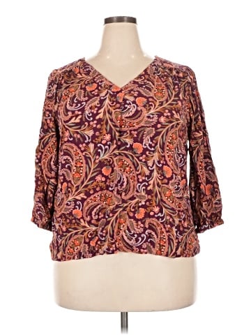 St. John's Bay 3/4 Sleeve Blouse (view 1)