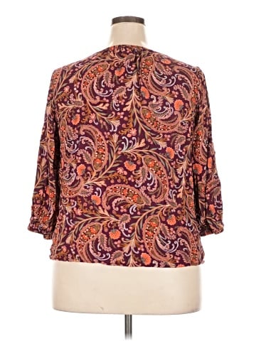 St. John's Bay 3/4 Sleeve Blouse (view 2)