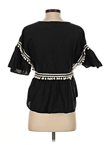 MNG Short Sleeve Blouse (view 2)