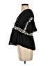 MNG Black Short Sleeve Blouse Size 4 - photo 5