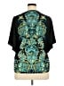 JM Collection Teal Short Sleeve Blouse Size 0X - photo 2