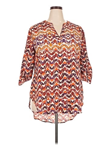 Cato 3/4 Sleeve Blouse (view 1)