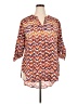 Cato 100% Polyester Orange 3/4 Sleeve Blouse Size 18 - photo 1
