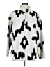 H&M 100% Polyester Animal Print Silver Pullover Sweater Size M - photo 1