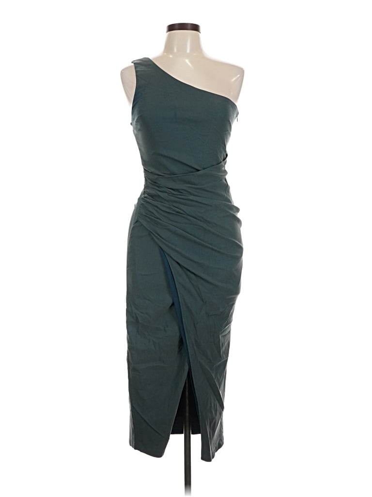 Pre-owned Lalavon Cocktail Dress In Teal