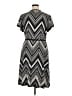 Apt. 9 Chevron-herringbone Gray Casual Dress Size 1X - photo 2
