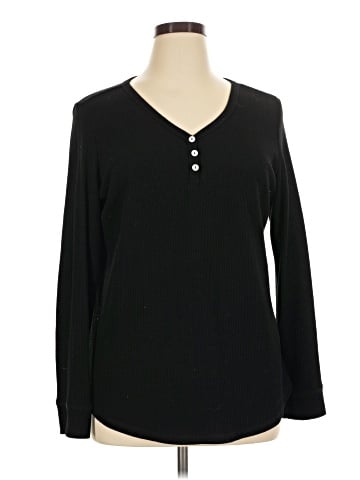 Lularoe Long Sleeve Henley (view 1)