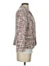 Ann Taylor 100% Polyester Tweed Pink Ivory Blazer Size 0 - photo 4