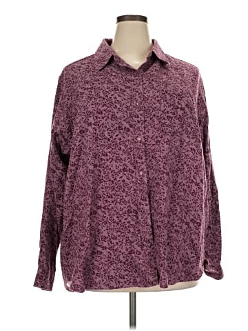 Faded Glory Long Sleeve Button-Down Shirt (view 1)