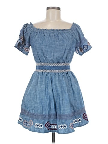 Red Carter Casual Dress (view 1)