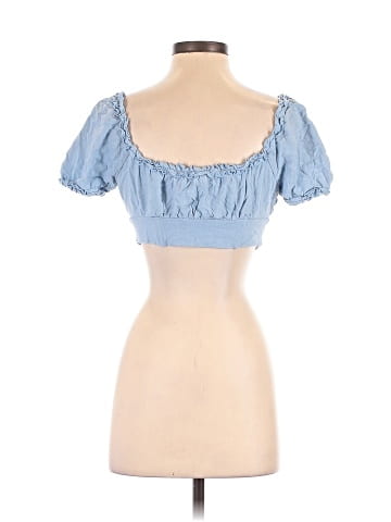 LA Hearts Short Sleeve Blouse (view 2)