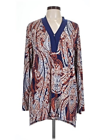 Attitudes by Renee Long Sleeve Blouse (view 1)