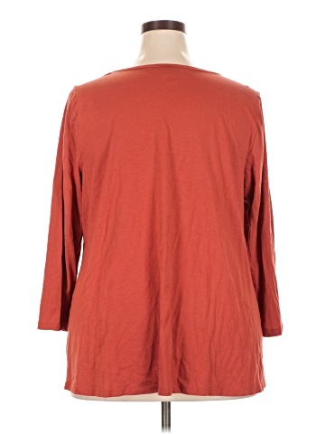 Lane Bryant Outlet 3/4 Sleeve T-Shirt (view 2)