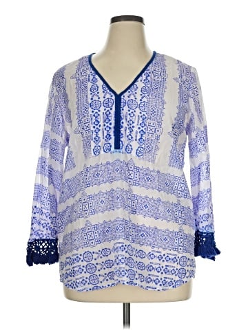 Roberta Roller Rabbit 3/4 Sleeve Blouse (view 1)