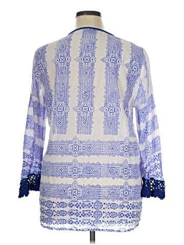 Roberta Roller Rabbit 3/4 Sleeve Blouse (view 2)